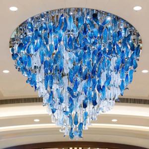 China Hotel Lobby Drop Chandelier Lights Stairwell Chandelier Modern OEM ODM wholesale