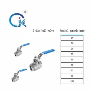 China Internal Thread Handle Ball Valve Stainless Steel Water Valve 1000PSI wholesale