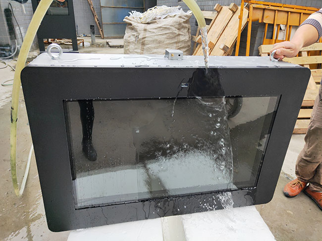 32'' Wall Screen Digital Advertising Signs Outdoor High Brightness Waterproof LCD Display Advertising Kiosk Equipment
