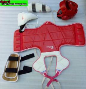 China pu leather Fashion boxing training Taekwondo Chestguard Protect Gear wholesale
