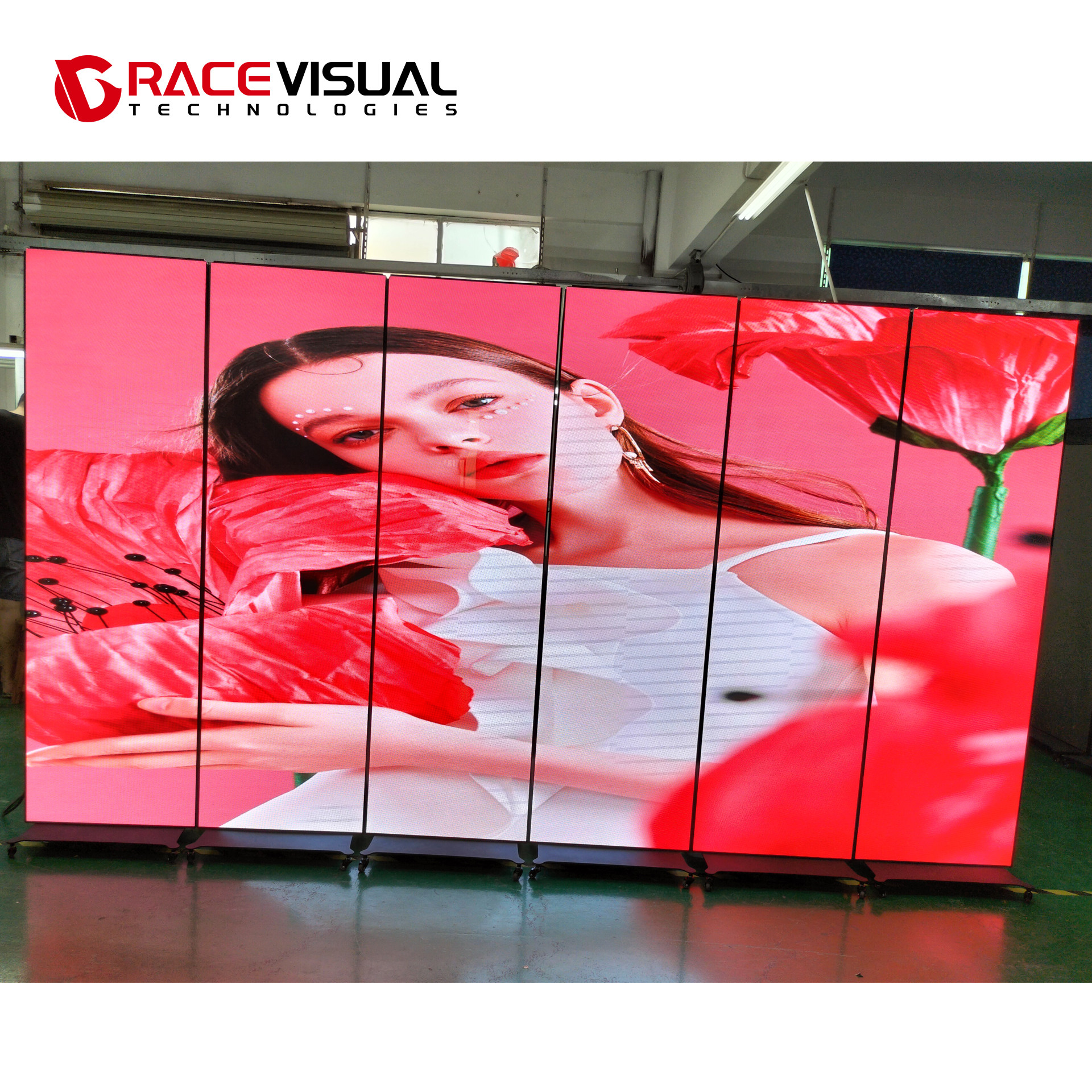 IP Series Indoor LED Poster Display — 1.2–2.5mm Pixel, Portable, Remote Control, Cloud Access