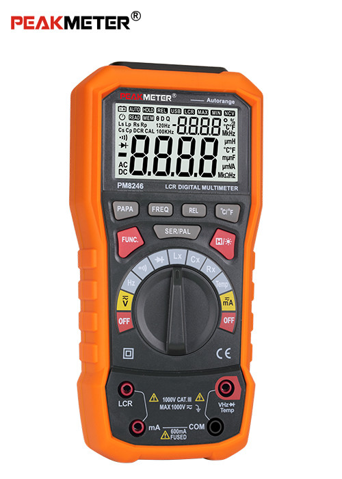 6000 Counts Auto Range Digital Multimeter Auto LCR Smart Check And Measuring