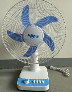 China Metal Grill 16'' DC Rechargeable Fan With 4AH Lithium Battery wholesale