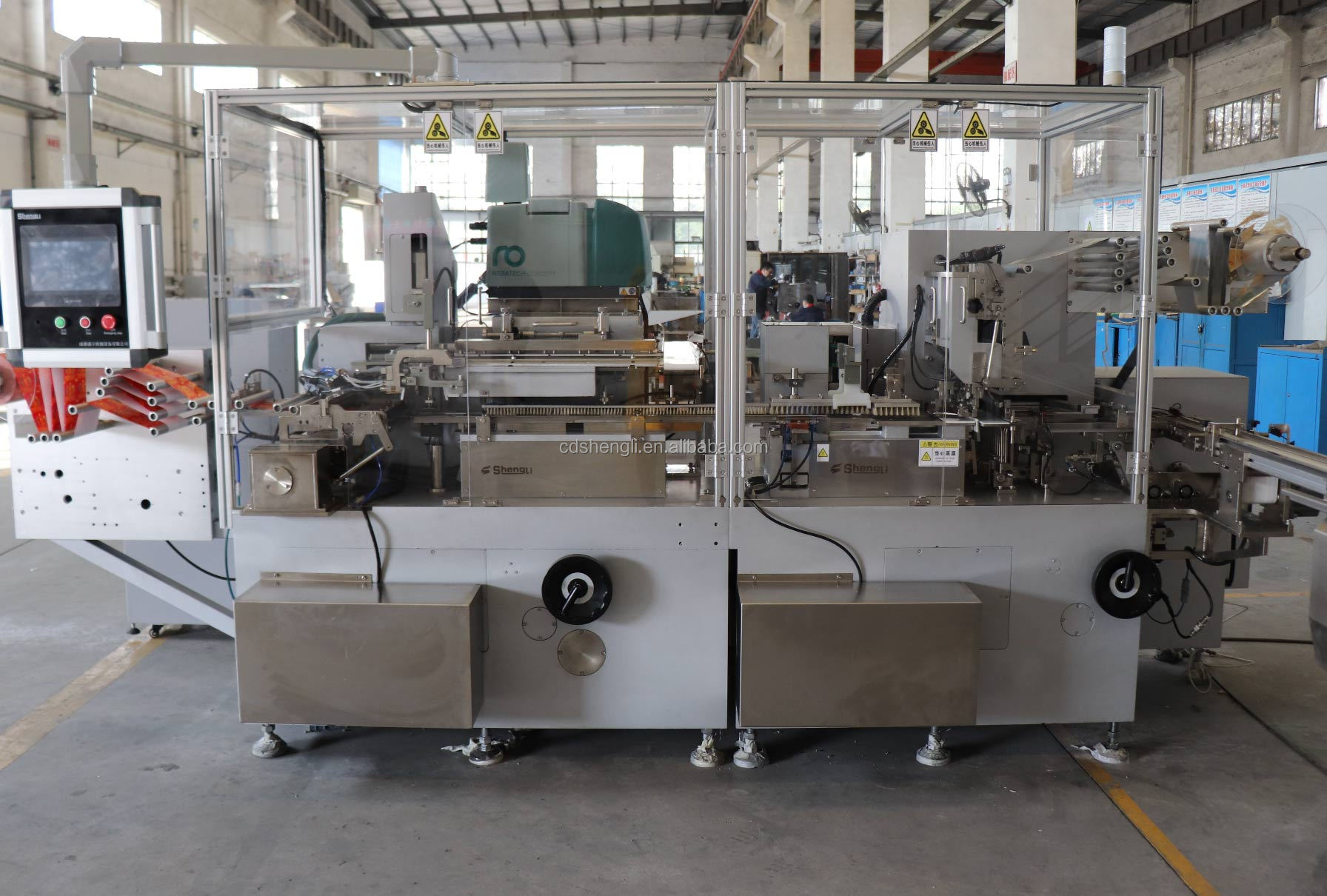Packaging Line Chocolate Bar/Tablet Fold Packing Machine with Heat-sealing and Glueing
