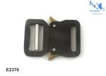Strong Bearing Black Color 1.3 Inch Metal Belt Buckle Anti Corrosion