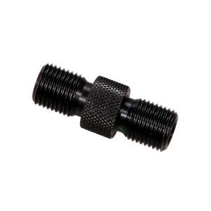 China Black Aluminum Knurled Tube Polished Anodizing CNC Turned Components wholesale