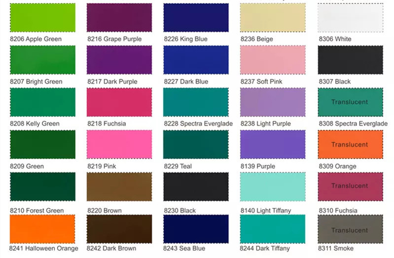 UV Resistant PET Metallic Color Cutting Vinyl Film 0.06mm For Advertising