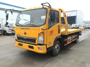 China Road Vehicle Flatbed Tow Truck , Medium Duty 3t 24 Hour Tow Truck High Performance wholesale