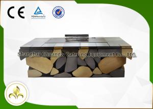 China Gold Miner Teppanyaki Hibachi Grill Table , Gas Teppanyaki Grill Equipment wholesale