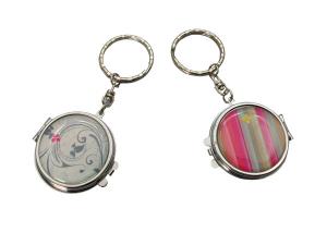 China keychain pocket mirror wholesale
