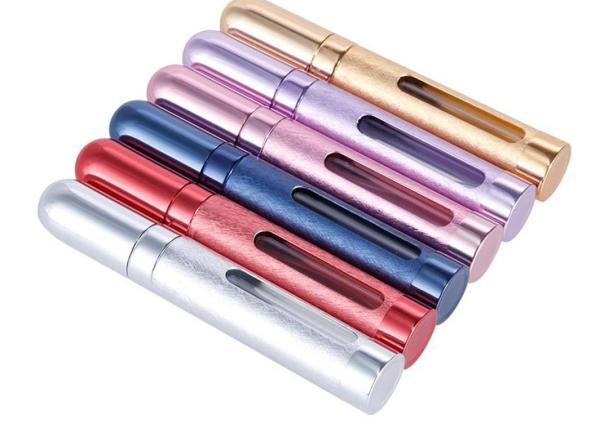 Aluminum Surface Pen Perfume Bottle Exquisite 12 ML Small Capacity