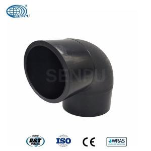 China Butt Fusion 90 Degree Elbow Plastic Pipe Fitting UV Resistant wholesale