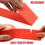 Customizable Size Manufacturers Hot Selling Red Masking Tape