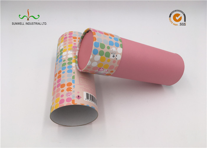 OEM Food Grade Cardboard Cylinder Tubes , Promotion Paper Tube Packaging