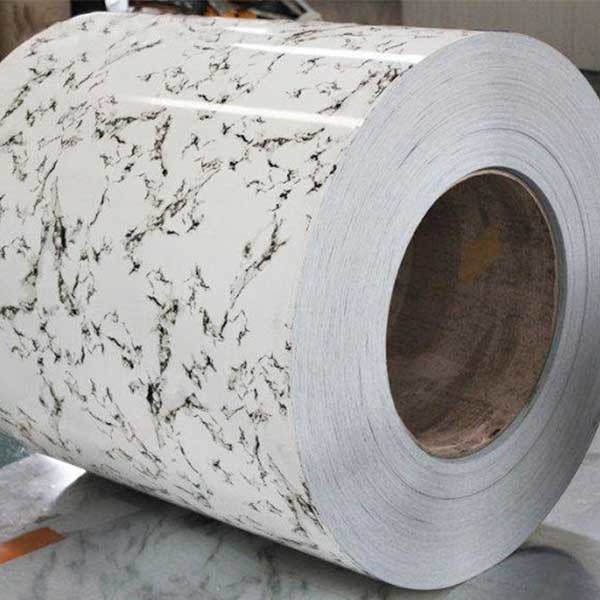 Prepainted PPGL Steel Coil Galvanized 1250mm For Roofing Sheets Color Coated