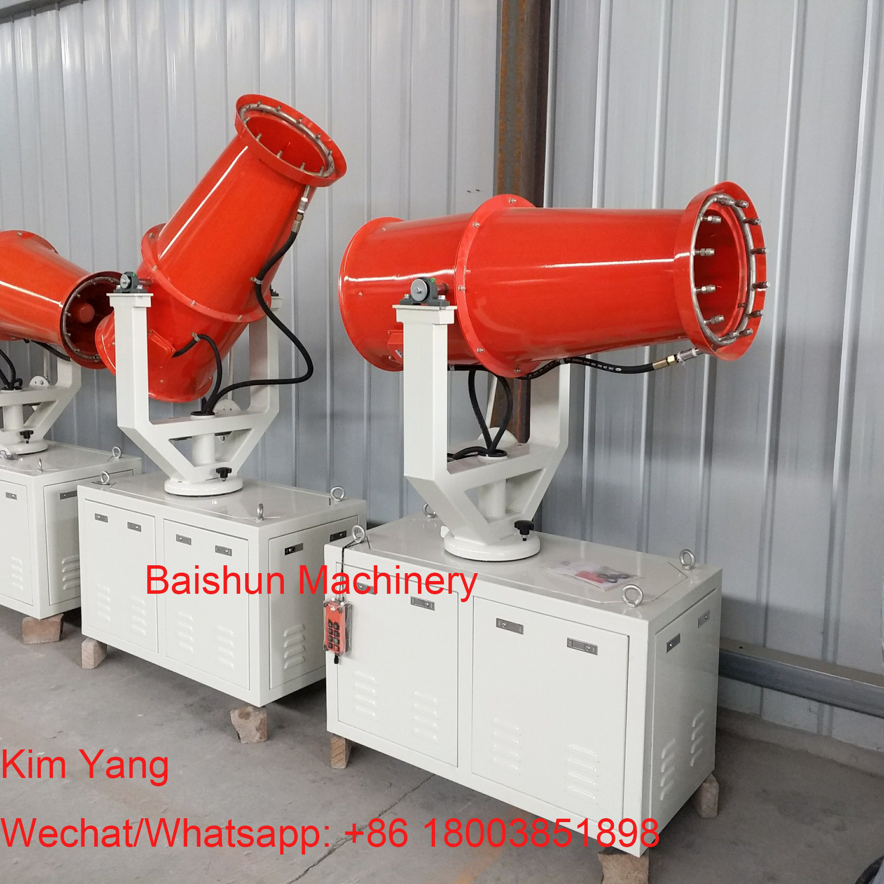 Construction dust control fog cannon water mist machine for pasture