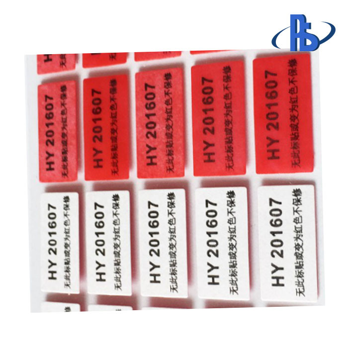 Self Adhesive Water Sensitive Material Sticker For Mobile Phone