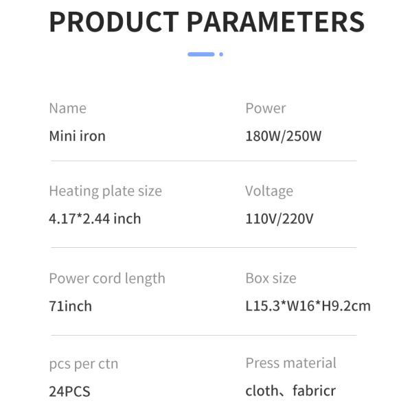 Steel Mini Heat Press Dtf Heat Transfer T Shirt Dtf Iron Machine for T-Shirt Personalization
