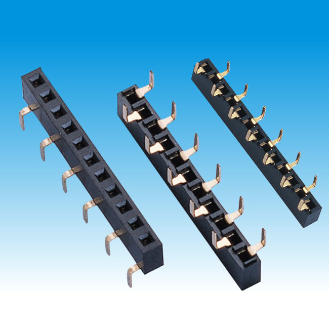 2.54 Mm Female Bottom Entry Connector