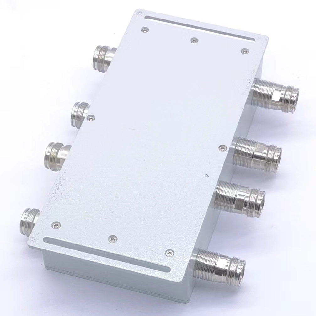 698-3800MHz 4 in 1 out Low Pim Hybrid Coupler DIN-F