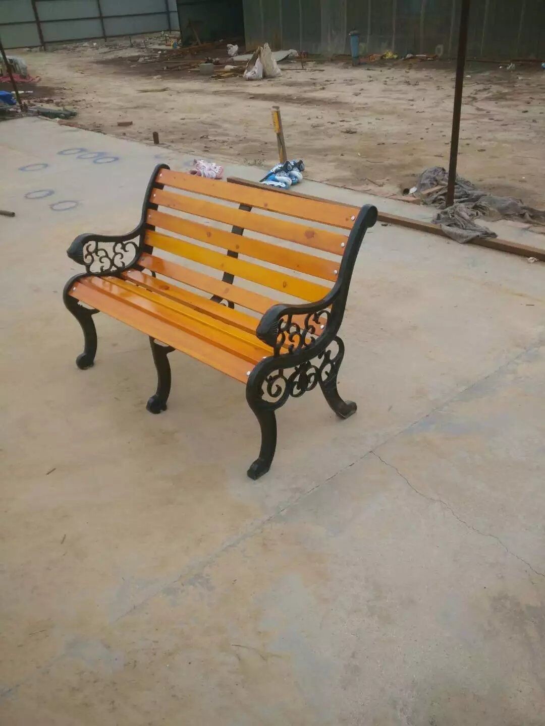 wood leisure arm chair for park and district YGPC-O68TJ