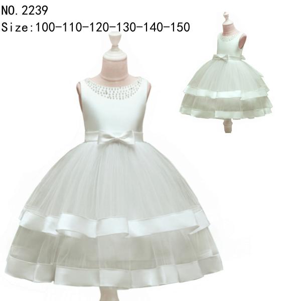 girl's princess dress evening dress wear party dress ready goods ready to ship