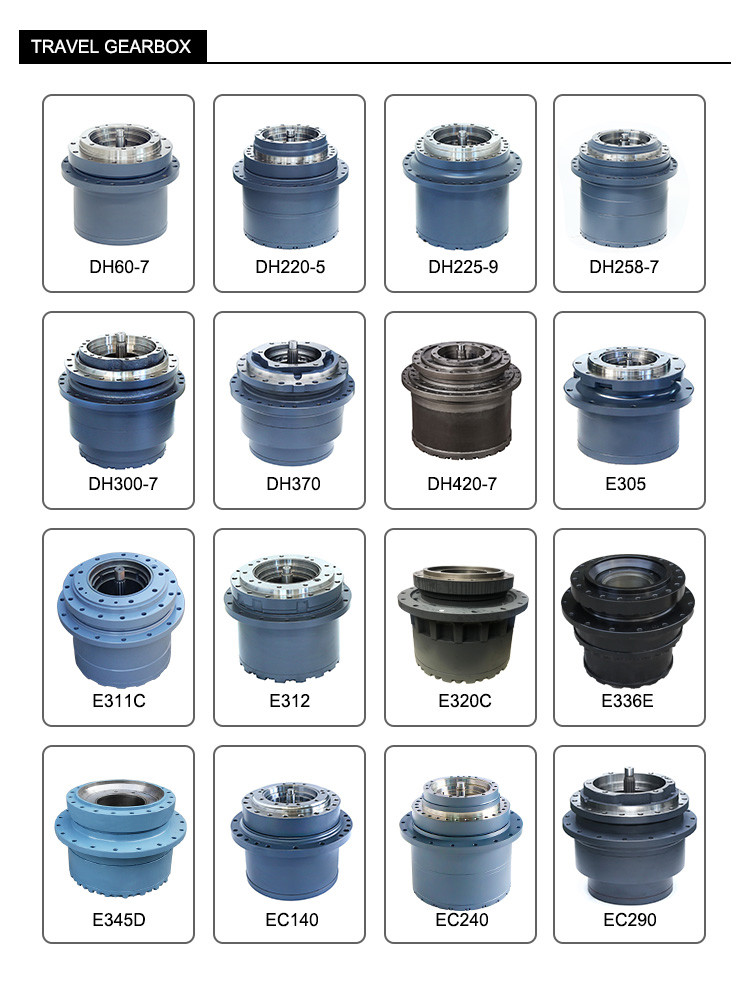 LQ15V00019F Travel Gearbox For Excavator SK230-6E SK250-6E SK235-7