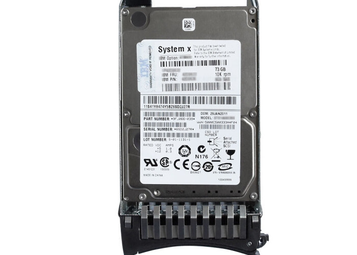 IBM Hard Disk 40K1052 39R7366 73G 10k SAS 10k 2.5inch 1 year warranty