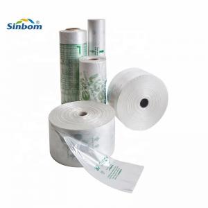 China Food Grade Transparent LDPE / HDPE Plastic Flat Food Bags on Roll for Vegetable and Fruit on sale