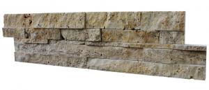 China Travertine Z Stone Cladding Beige Limestone Culture Stone Natural Marble Stone Veneer Wall Panel wholesale