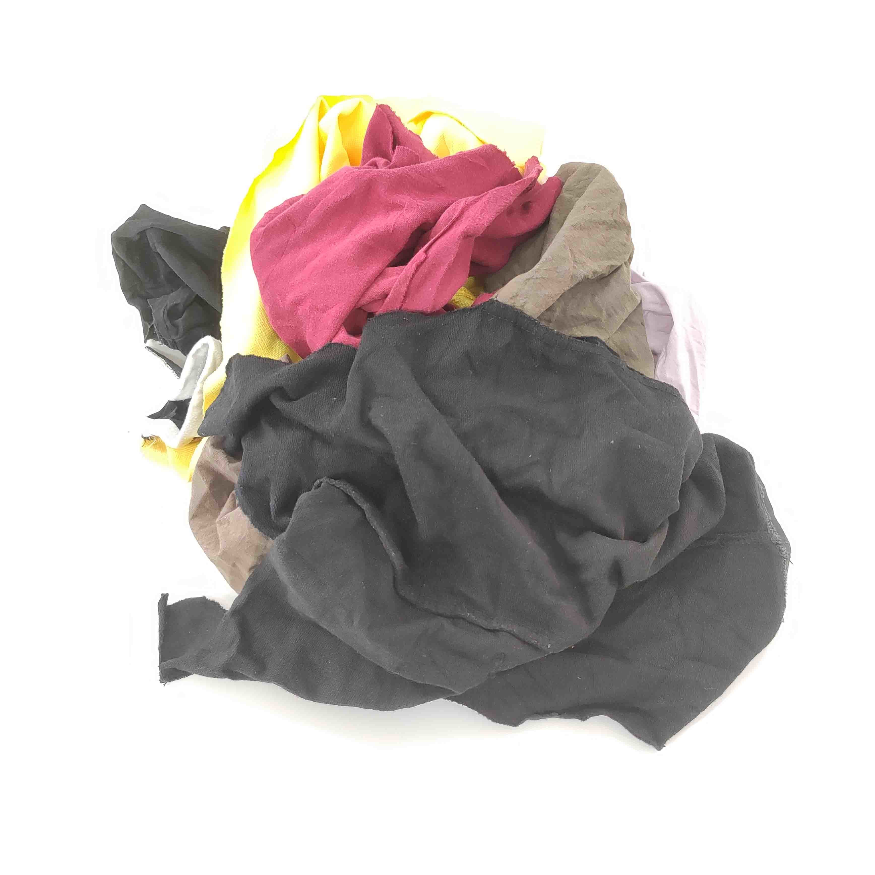 Excellent Adsorption 10kg/Bag 55cm Colored T Shirt Rags