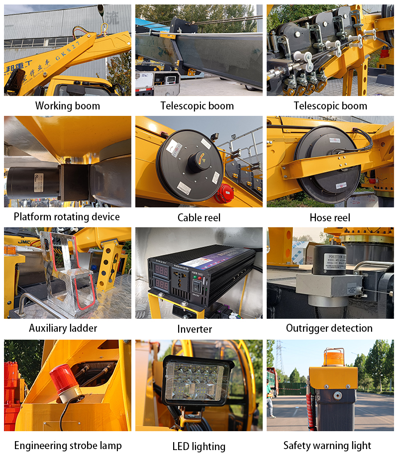 New Type 4*2 6 Wheels 27m Aerial Platform Truck Trucks Aerial Working Truck Price For Sale