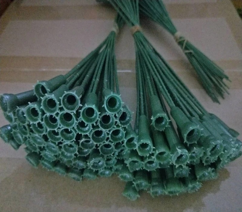 Wholesale Artificial Stem Preserved Rose Plastic Stem DIY Rose Stem