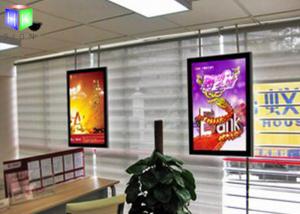 China Double Sided Lightbox With Snap Frame , Acrylic Thin LED Light Panel Display wholesale