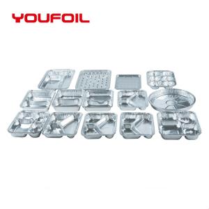 China Takeout Multiple Cavities Disposable Aluminum Foil Pan Insulation Preservation wholesale