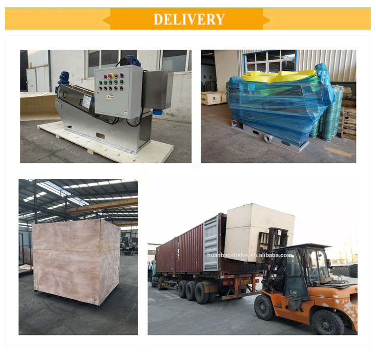 SUS304/316 Cassava Vinasse Coconut Palm Oil Sludge Filter Screw Press Dewatering Machine