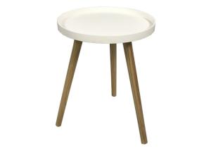 China 5KG Height 50cm White Side Table With PP Top wholesale