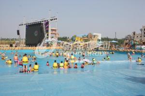 China Water Park Wave Pool Equipment , Waterpark Wave Machine For Family Fun in Aqua Park wholesale
