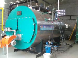 China Smoke Pipe Automatic Steam Boiler Machine , High Efficiency Steam Boiler wholesale
