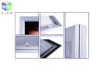 Aluminum Profile Snap Lock Display Light Box Signs Outdoor Large Acrylic Sheet