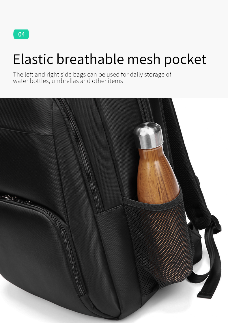 Factory new wholesale custom logo oem business usb men waterproof school bags laptop backpack