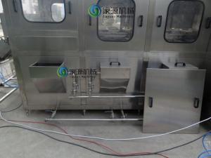 China Electric 5 Gallon Water Filling Machine For Soda Barrel 3 Pcs Heads 450BPH wholesale