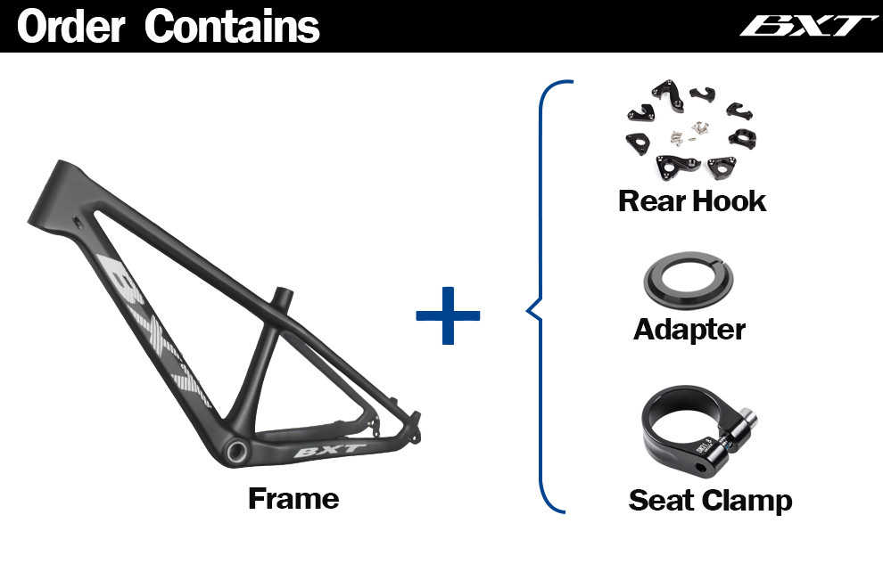 Kids Sports MTB Bicycle Frame Full Carbon Fiber 24er Mountain Bike Frames