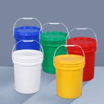 Personalized Logo Printing PP 20l Plastic Oil Bucket for Grade Food Grade