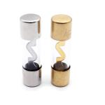 Gold 10x38mm Car Stereo Fuses AGU zinc alloy 20 Amp Glass Fuse