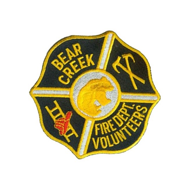 ODM Sew On Alamogordo Fire Department Patches Heat Cut Border