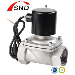 China Stainless Steel Electric Water Fluid Threaded Solenoid Valve GB/12224 wholesale