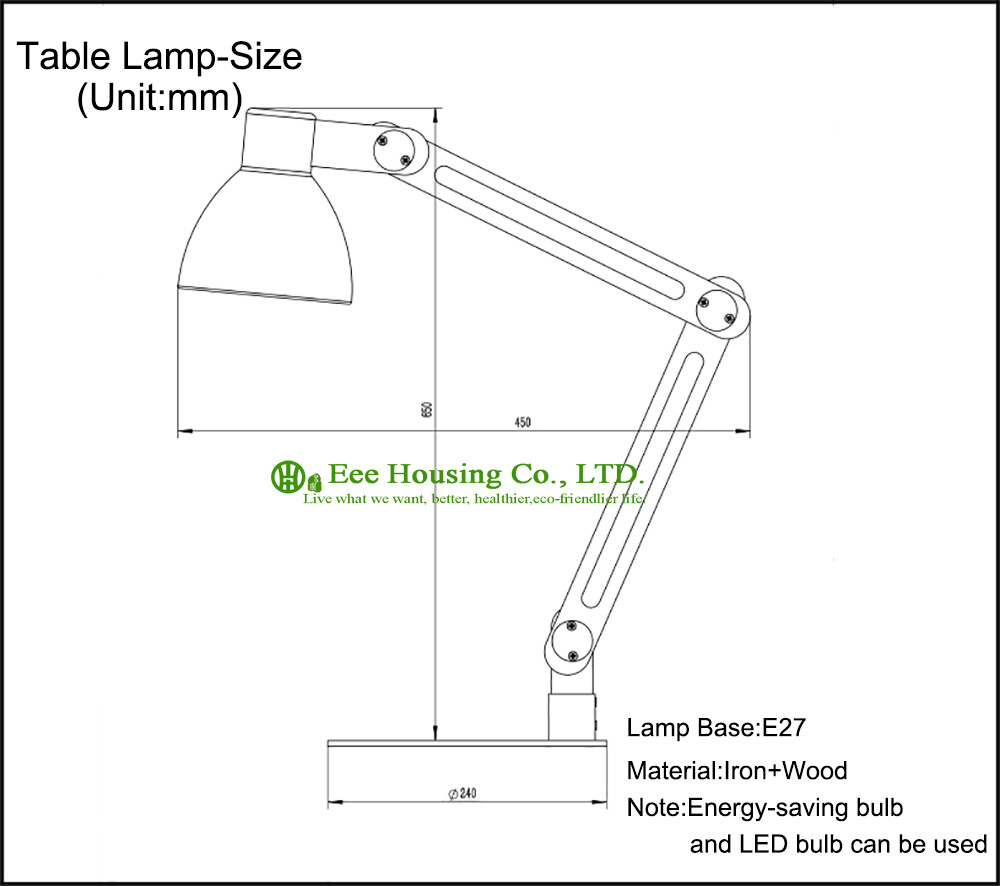 flexible led Table lamp indoor residential folding led desk lamp lights household fixtures Led lighting
