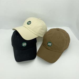 China Embroidered Numbers Simple Cotton Multi-color Baseball Cap for men wholesale