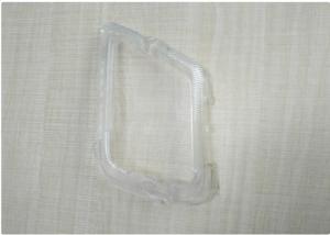 China Transparent Molded Plastic Optics Lamp Lens Texturing / Polished Surface wholesale